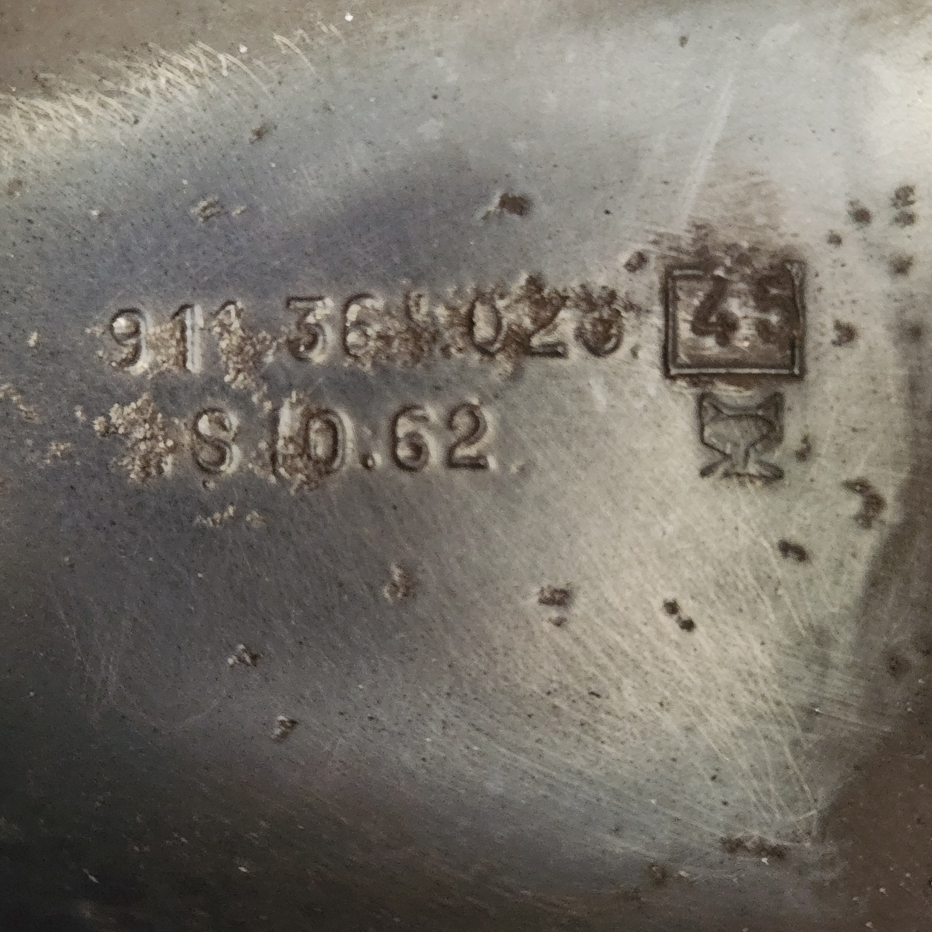 911 Turbo Fuchs Wheel 8jx16 Date Code 12/77