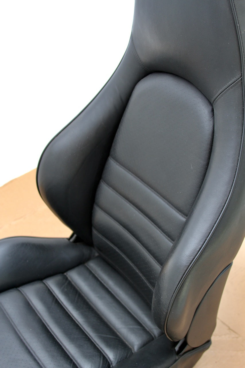 Porsche Black Leather Power Sport Seats - Excellent