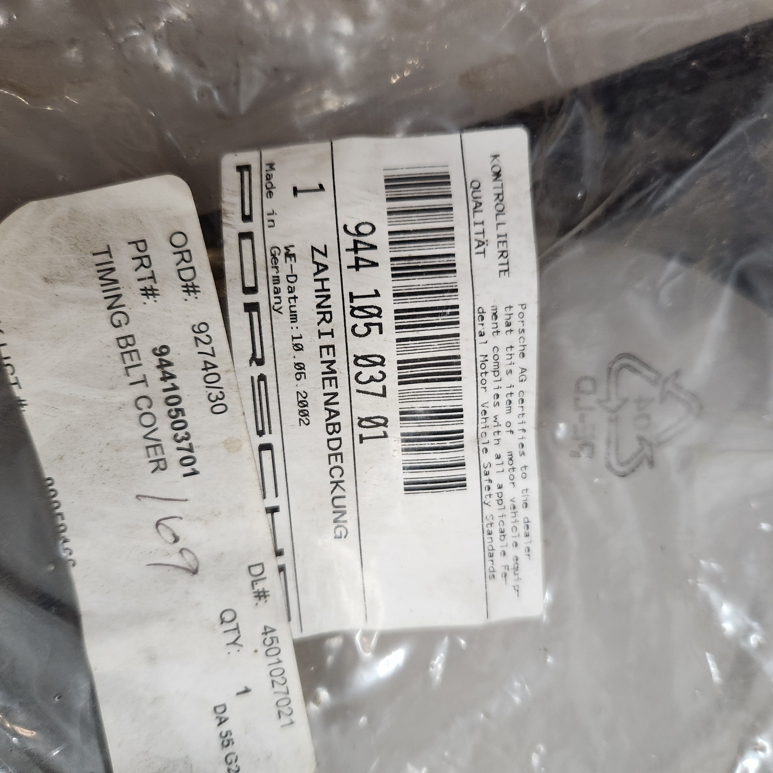 944 Timing Belt Cover
