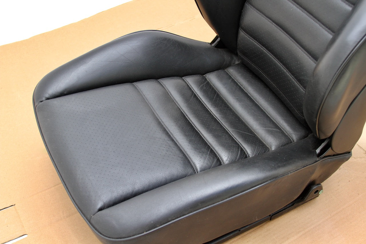 Porsche Black Leather Power Sport Seats - Excellent