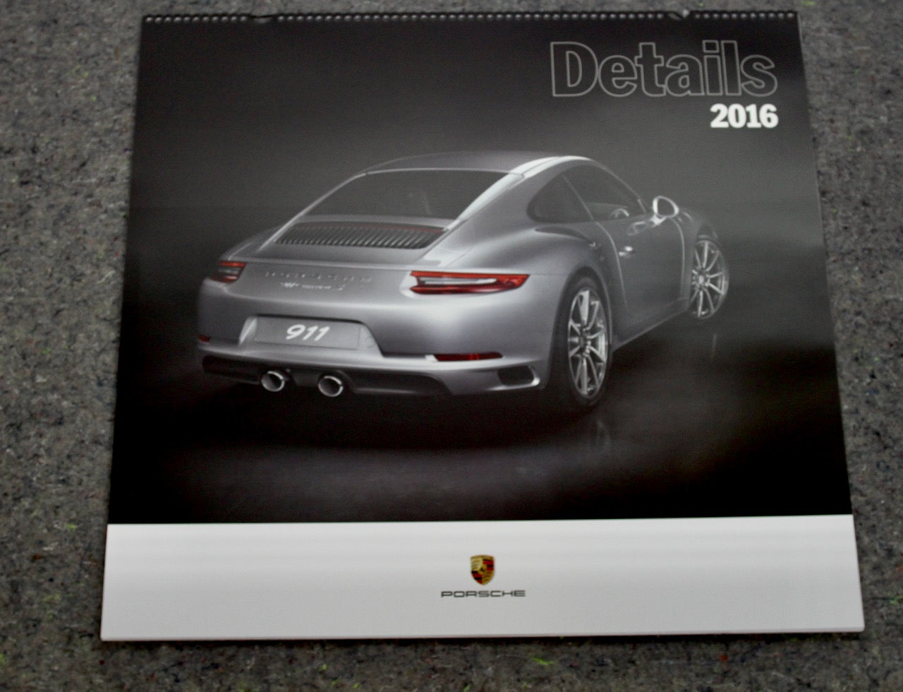 Official 2016 Porsche Details Calendar - new in package